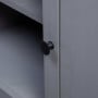 Tv Cabinet Grey 120x40x50 Cm Solid Pine Wood Panama Range thumbnail 3
