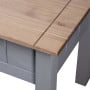 Nightstand Grey 50.5x50.5x52.5 Cm Pine Panama Range thumbnail 5