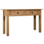 Console Table 110x40x72 Cm Solid Pine Wood Panama Range thumbnail 1