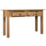 Console Table 110x40x72 Cm Solid Pine Wood Panama Range thumbnail 3