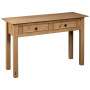 Console Table 110x40x72 Cm Solid Pine Wood Panama Range thumbnail 4