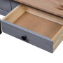 Console Table Grey 110x40x72 Cm Solid Pine Wood Panama Range thumbnail 8