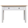 Console Table White 110x40x72 Cm Solid Pine Wood Panama Range thumbnail 2