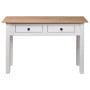 Console Table White 110x40x72 Cm Solid Pine Wood Panama Range thumbnail 5