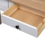 Console Table White 110x40x72 Cm Solid Pine Wood Panama Range thumbnail 8