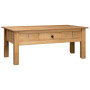 Coffee Table 100x60x45 Cm Solid Pine Wood Panama Range thumbnail 1
