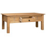 Coffee Table 100x60x45 Cm Solid Pine Wood Panama Range thumbnail 3