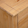 Sideboard 93x40x80 Cm Solid Pinewood Panama Range thumbnail 2