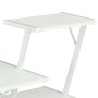Desk With Shelf White 116x50x93 Cm thumbnail 5
