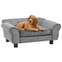 Dog Sofa Grey 72x45x30 Cm Plush thumbnail 1