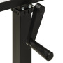 Manual Height Adjustable Standing Desk Frame Hand Crank Black thumbnail 7