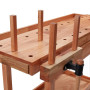 Carpentry Workbench With Drawer And 2 Vices Hardwood thumbnail 8