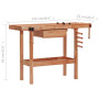 Carpentry Workbench With Drawer And 2 Vices Hardwood thumbnail 10
