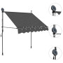 Manual Retractable Awning With Led 200 Cm Anthracite thumbnail 3