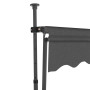 Manual Retractable Awning With Led 250 Cm Anthracite thumbnail 4