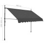 Manual Retractable Awning With Led 300 Cm Anthracite thumbnail 8