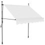 Manual Retractable Awning With Led 200 Cm Cream thumbnail 2