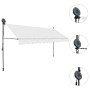 Manual Retractable Awning With Led 350 Cm Cream thumbnail 3