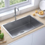 148766  Handmade Kitchen Sink Stainless Steel thumbnail 1