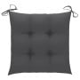 Chair Cushions 2 Pcs Anthracite 50x50x7 Cm Fabric thumbnail 2