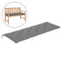 Garden Bench Cushion Grey 150x50x7 Cm Fabric thumbnail 1