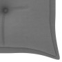 Garden Bench Cushion Grey 150x50x7 Cm Fabric thumbnail 4