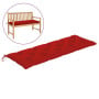 Garden Bench Cushion Red 150x50x7 Cm Fabric thumbnail 1