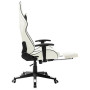 Gaming Chair White And Black Artificial Leather thumbnail 5