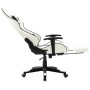 Gaming Chair White And Black Artificial Leather thumbnail 7