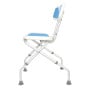 Orthonica Height-Adjustable Foldable Aluminium Bathroom Shower Bath Chair thumbnail 3