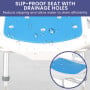 Orthonica Height-Adjustable Foldable Aluminium Bathroom Shower Bath Chair thumbnail 8