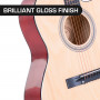 Karrera Acoustic Cutaway 40in Guitar - Natural thumbnail 3