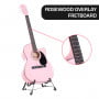 Karrera Acoustic Cutaway 40in Guitar - Pink thumbnail 1