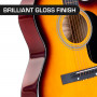 Karrera Acoustic Cutaway 40in Guitar - Sunburst thumbnail 3