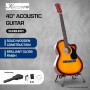 Karrera Acoustic Cutaway 40in Guitar - Sunburst thumbnail 8