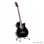 Karrera 43in Acoustic Bass Guitar - Black thumbnail 1