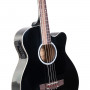 Karrera 43in Acoustic Bass Guitar - Black thumbnail 6