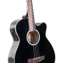 Karrera 43in Acoustic Bass Guitar - Black thumbnail 3
