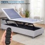 Therapedic Modulift Hospital Grade Split Queen Electric Adjustable Bed Base with Massage & Wireless Remote thumbnail 7