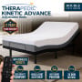Therapedic Kinetic Advance Adjustable Double Bed Base with Head Tilt thumbnail 1