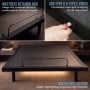 Therapedic Kinetic Advance Adjustable Double Bed Base with Head Tilt thumbnail 9