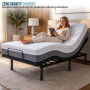 Therapedic Kinetic Advance Adjustable Long Single Bed Base with Head Tilt thumbnail 4