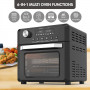 Pronti 18L 1500W Electric Air Fryer Multi Cooker Oven Black thumbnail 8