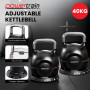 Powertrain 2x 20kg Adjustable Kettlebells One Hand Adjustment Weight Set thumbnail 1