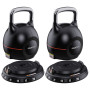 Powertrain 2x 20kg Adjustable Kettlebells One Hand Adjustment Weight Set thumbnail 6