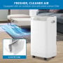 Olimpia Splendid Aquaria S1 16 P Dehumidifier for 75sqm with Carbon Filter 2L Tank Timer Auto Defrost thumbnail 9