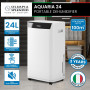 Olimpia Splendid Aquaria S1 24 P Dehumidifier for 100sqm with HEPA Filter Wi-Fi Control 5L Tank & Quiet 38dB Operation thumbnail 2