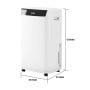 Olimpia Splendid Aquaria S1 24 P Dehumidifier for 100sqm with HEPA Filter Wi-Fi Control 5L Tank & Quiet 38dB Operation thumbnail 4