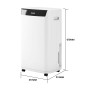 Olimpia Splendid Aquaria S1 24 P Dehumidifier for 100sqm with HEPA Filter Wi-Fi Control 5L Tank & Quiet 38dB Operation thumbnail 3
