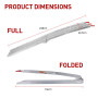 Kartrite 2 x Aluminium ATV Loading Ramp Foldable - Silver thumbnail 3